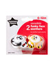 Tommee Tippee Essentials Funky Face Soother 2x 6-12m (WhiteYellow) image number 2